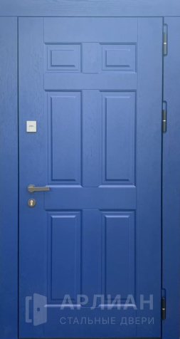 Фото №2 «Утепленная дверь синяя для котельной с терморазрывом №751»