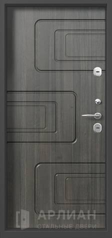 Фото №2 «Серая входная дверь с МДФ панелью внутри и высокой шумоизоляцией №19»